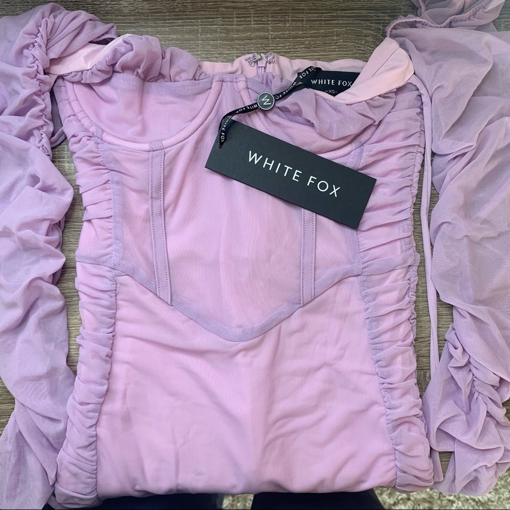 White Fox Boutique Mini Dress in lilac